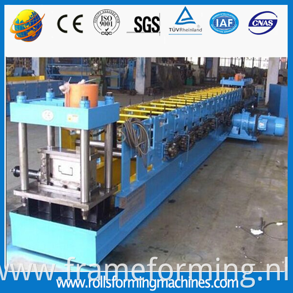 Aluminum And Steel Door Frame Roll Forming Machine 